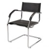 Cadeiras Neoplast Supreme couro natural aproximação braço curvo SU0487CVO