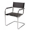 Cadeiras Neoplast Supreme couro natural aproximação braço curvo SU0487RTO