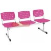 Cadeira longarina plastica Rhodes pink